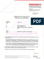 Isega Certificate-Terrafilt 165 Hs Bc1-Validity September 2024