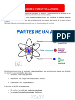 Unidad 2 Estructura Atómica PDF