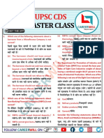 UPSC CDS Economics MASTER CLASS STUDENT PDF