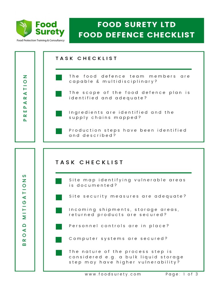 food-defence-checklist-food-surety-ltd-p-pdf-pdf