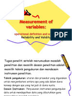 Measurement of Variables, Scalling & Goodness (OpVar, Skala) PDF