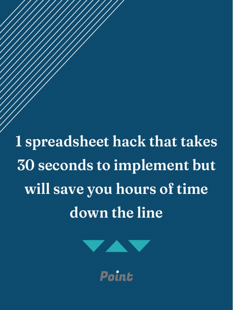 Spreadsheet hacks PDF