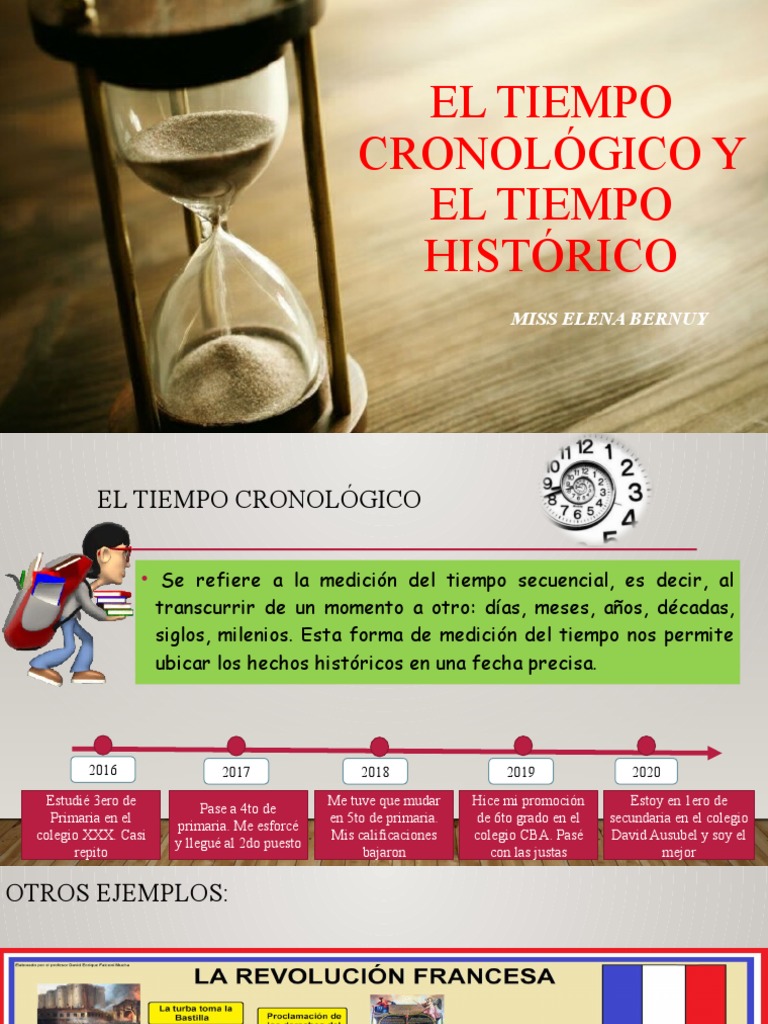 Tiempo Cronológico vs. Histórico | PDF