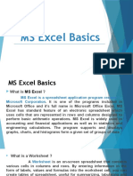 MSExcel Basics