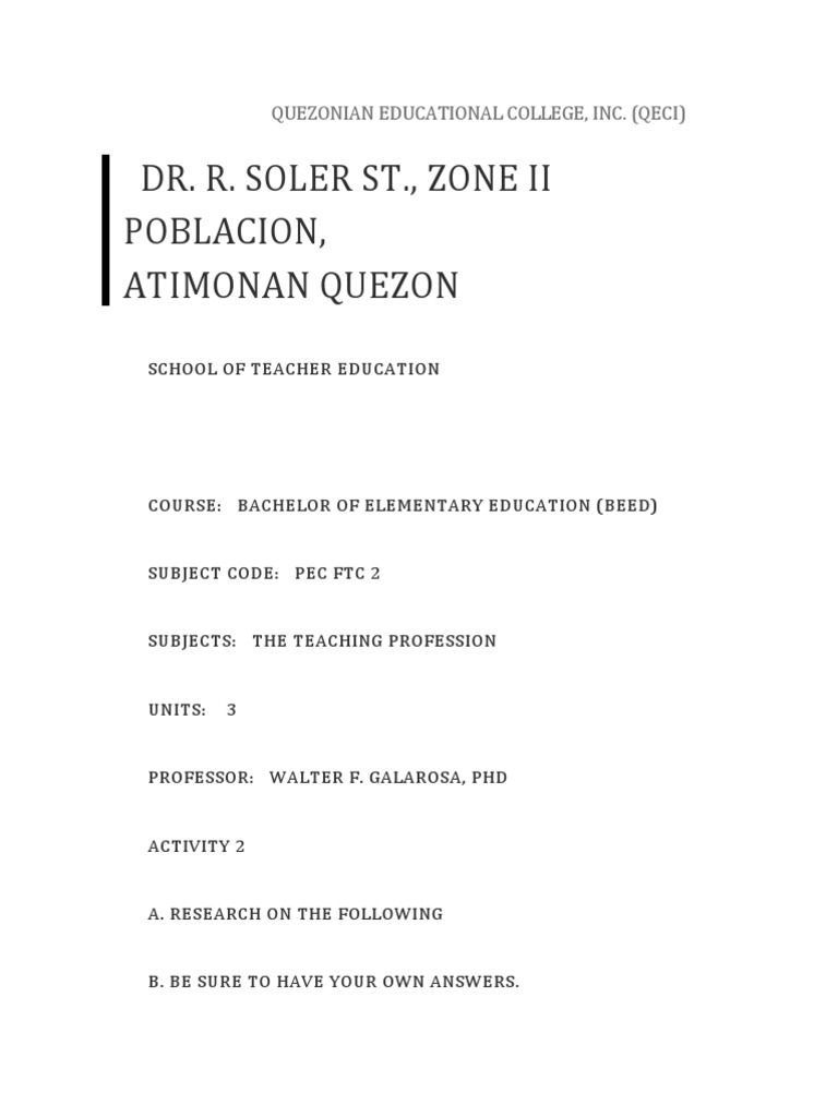 Dr. R. Soler ST., Zone Ii Poblacion, Atimonan Quezon: Quezonian ...