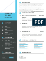 Resume of Idrees Elahi PDF