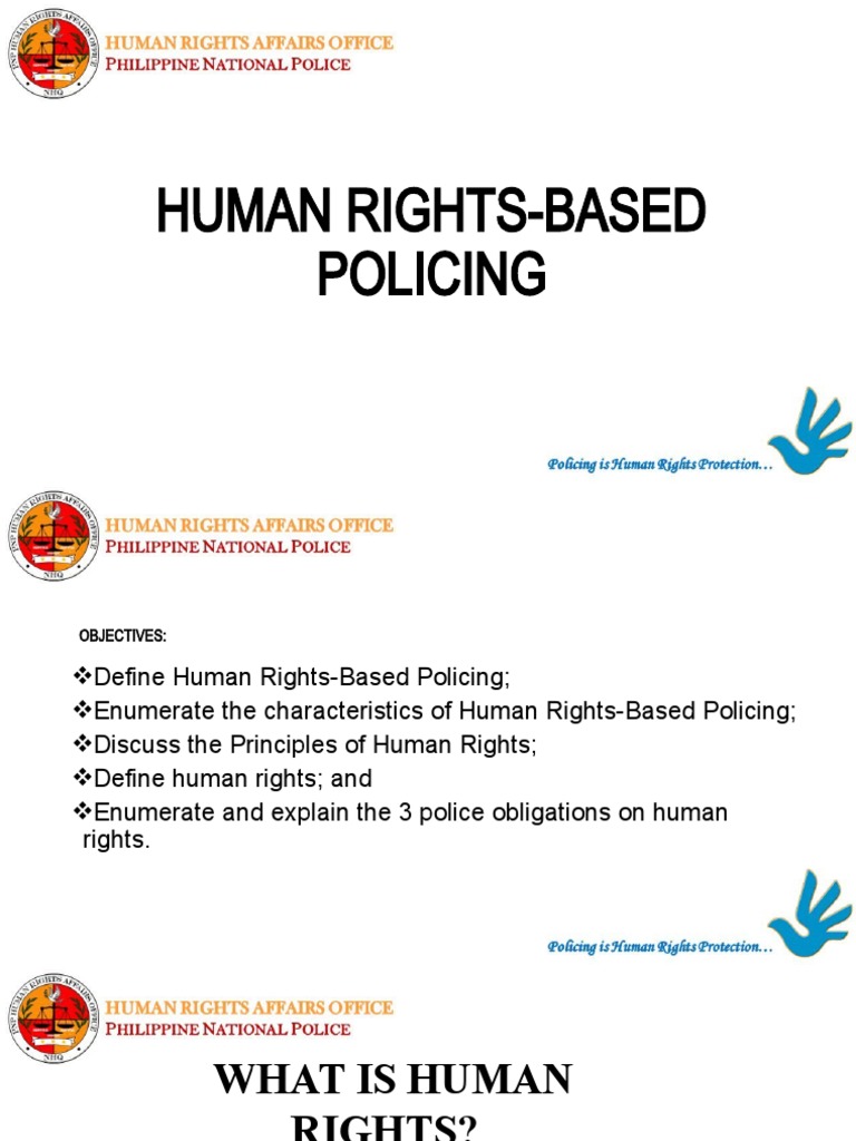 Human Rights-Based Policing in PNP | PDF