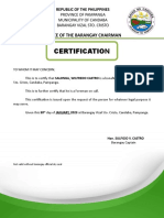 Certificate of Employment 2