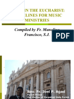 Music in The Eucharistic Celebration