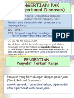 Penyakit Akibat Kerja (PAK)