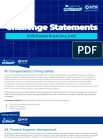 Challenge Statements - 2022 KMS Fresher Bootcamp PDF