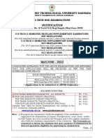 JNTUK BT 2-2 Sem Exams Notification - May 2023 PDF