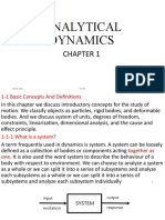 Analytical Dynamics Chapter - 1