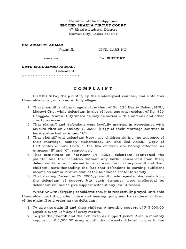 Complaint | PDF