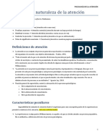 TEMA 1 - La Naturaleza de La Atención (Corregido) PDF