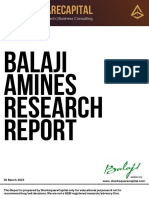 Balaji Amines Research Report PDF