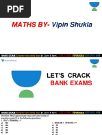 Maths By-: Vipin Shukla