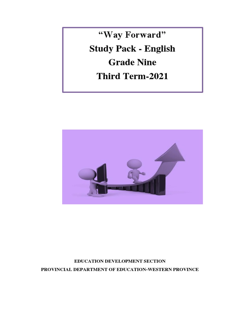 Grade 9 Study Pack Third Term Pdf Pdf Ellipsis Grammatical Tense