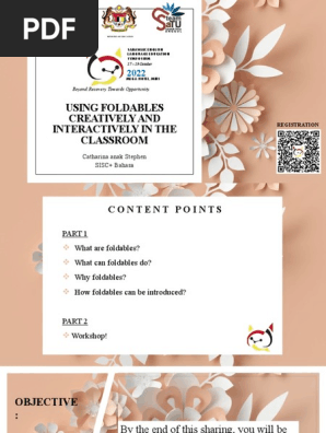 Using Foldables Creatively and Interactively in the Classroom