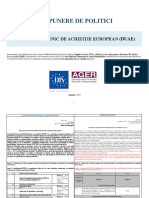 Propuneri Formularul DUAE - IDIS&AGER