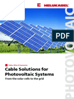 Cable Solutions For Photovoltaic Systems