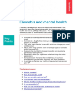 Cannabis and Mental Health Factsheet PDF
