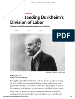 Durkheim Division of Labour PDF