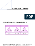 Calculations With Density