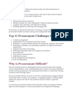 Top 11 Procurement Challenges For 2023: Why Is Procurement Difficult?