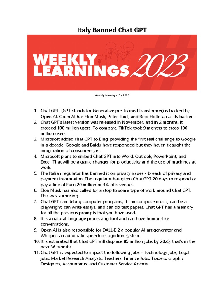 Chat GPT PDF | PDF