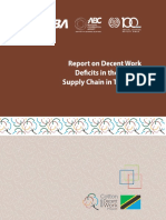 Report On Decent Work Deficits in The Cotton Value Chain in Tanzania