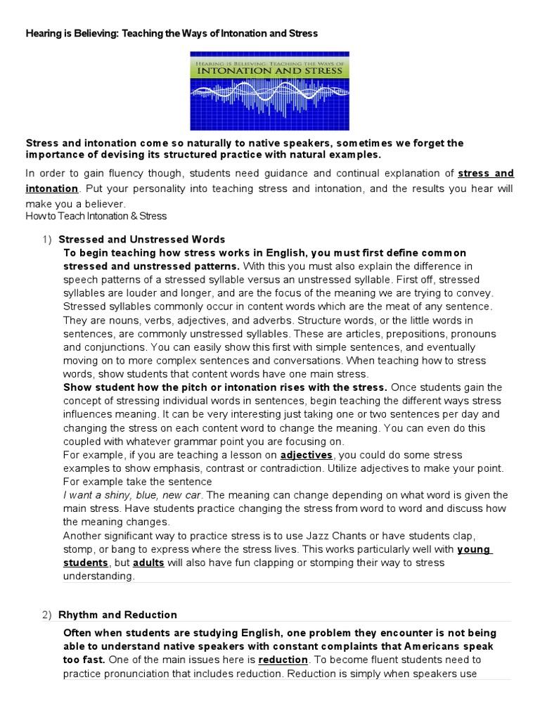 Hearing Is Believing PDF