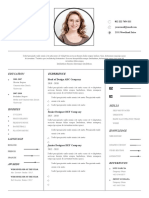 9 Professional CV Resume