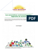 Les Associations Environnementales: Approche Du Secteur.: Ynthese