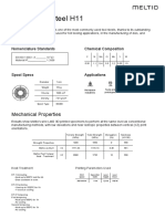 Meltio Tool-Steel-H11 Material Datasheet