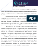 FAMÍLIA E O PROCESSO DE DIAGNÓSTICO DO AUTISMO