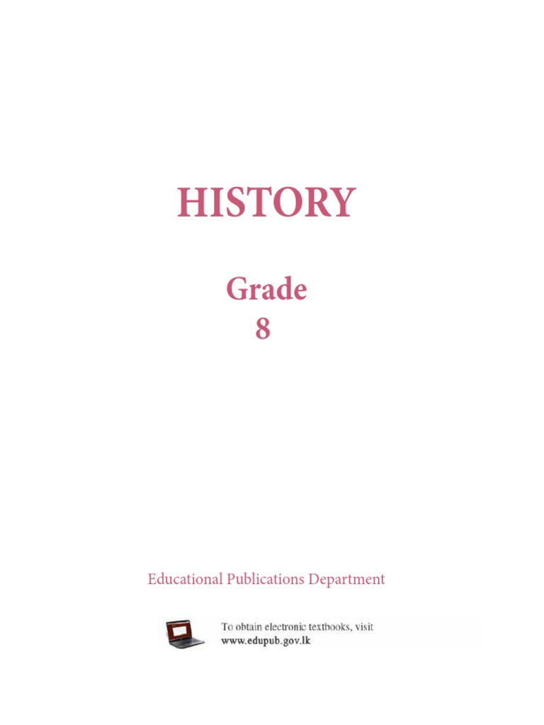 Grade 8 History Text Book PDF PDF