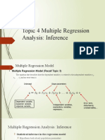 Topic 4 Multiple Regression Analysis Inference