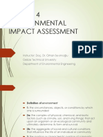 1-Environmental Impact Assessment-Lecture 1 PDF