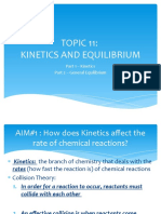 Unit 11 - Kinetics and Equilibrium