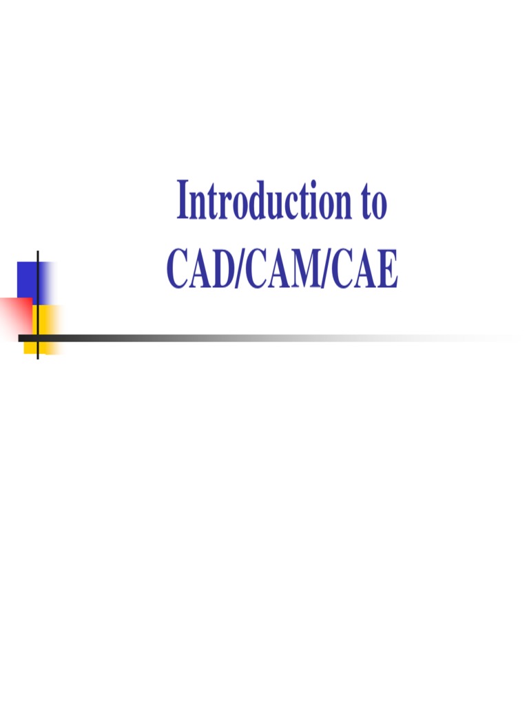 Cad Cam Cae PDF | PDF
