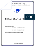 BaocaoQLNhaSach - Nhóm 5 1 PDF