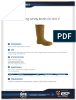 Live Working Safety Boots 20 000 V - TB19 PDF