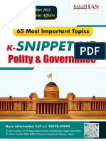 Polity and Governance K-Snippet