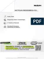 Memoria Practicas Bioquimica Clinica PDF