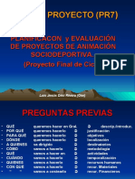 PR7 Planificación y Evaluación de Proyectos. Proyecto Final Ciclo