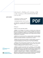 Ley 25.432 Consulta Popular PDF