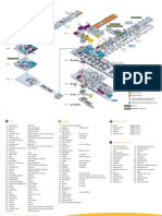 Airport terminal map and facilities
