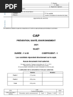 Sujet EP3 CAP AEPE 2024 : Accueil Individuel | PDF | Bien-être
