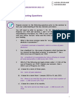 Seminar 1 - Answers To Self Testing Questions PDF